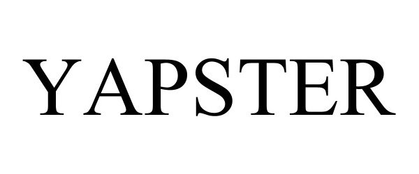 Trademark Logo YAPSTER