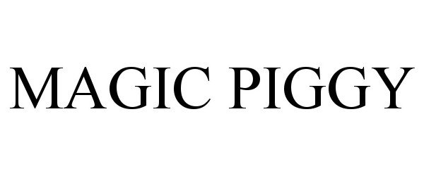 Trademark Logo MAGIC PIGGY