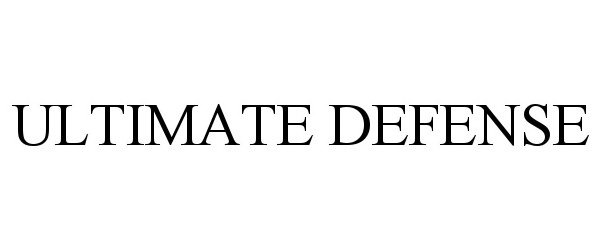 Trademark Logo ULTIMATE DEFENSE