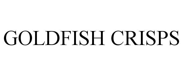 Trademark Logo GOLDFISH CRISPS