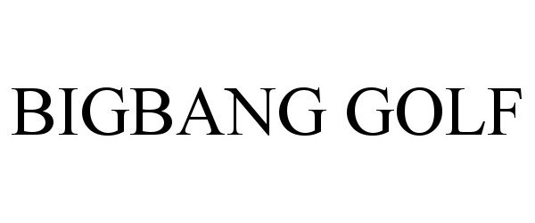 BIGBANG GOLF