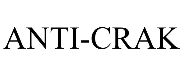 Trademark Logo ANTI-CRAK