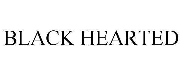 Trademark Logo BLACK HEARTED