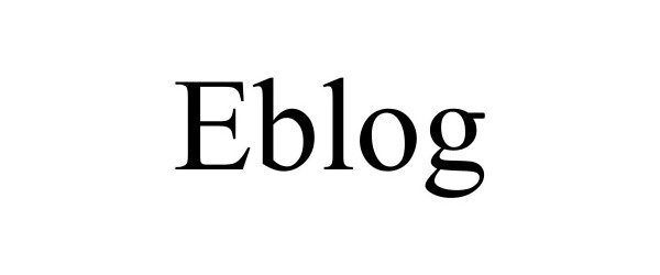 Trademark Logo EBLOG