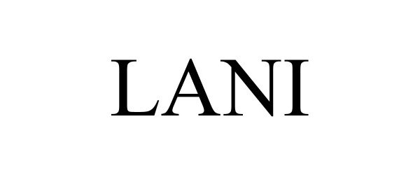 Trademark Logo LANI