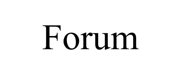 Trademark Logo FORUM