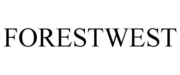 Trademark Logo FORESTWEST