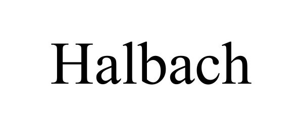 Trademark Logo HALBACH