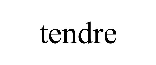 Trademark Logo TENDRE