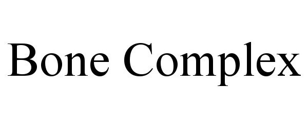 Trademark Logo BONE COMPLEX