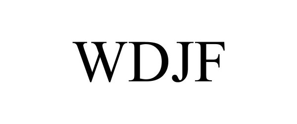 Trademark Logo WDJF