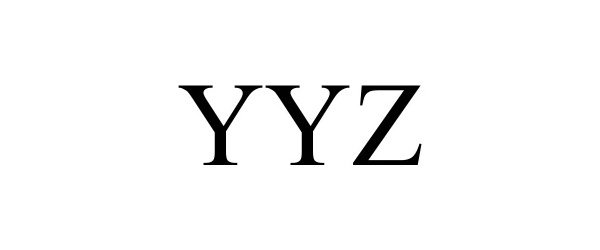 Trademark Logo YYZ