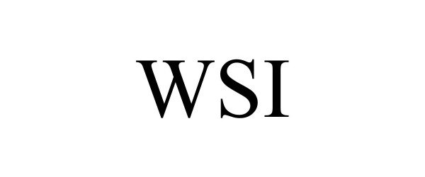 Trademark Logo WSI