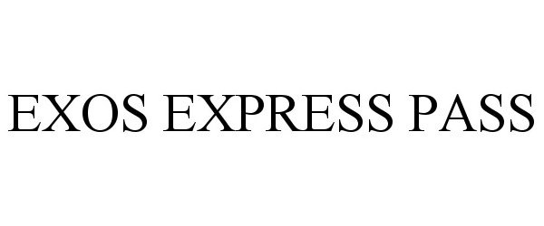  EXOS EXPRESS PASS