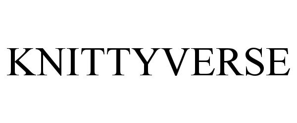 Trademark Logo KNITTYVERSE