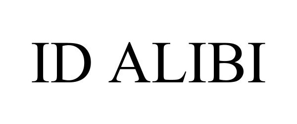 Trademark Logo ID ALIBI