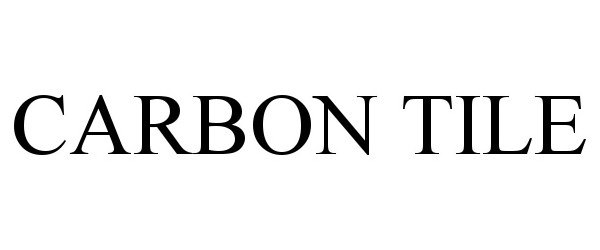 Trademark Logo CARBON TILE