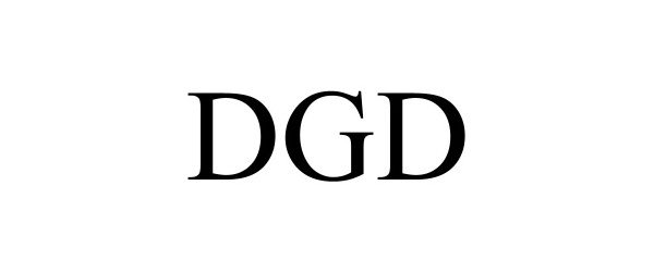 Trademark Logo DGD