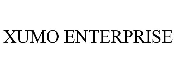 Trademark Logo XUMO ENTERPRISE