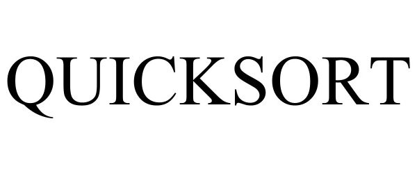 Trademark Logo QUICKSORT