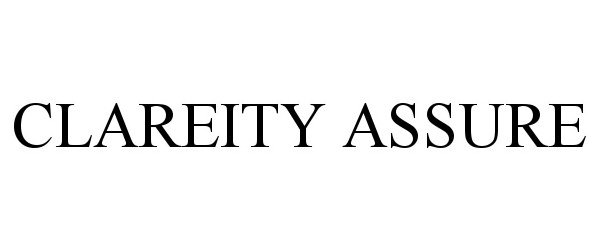 Trademark Logo CLAREITY ASSURE