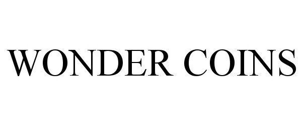 Trademark Logo WONDER COINS