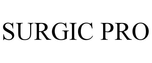 Trademark Logo SURGIC PRO