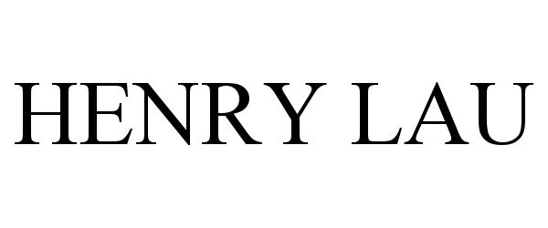 Trademark Logo HENRY LAU