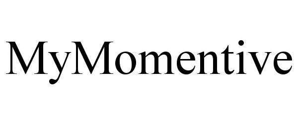 Trademark Logo MYMOMENTIVE