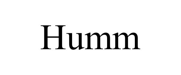 Trademark Logo HUMM