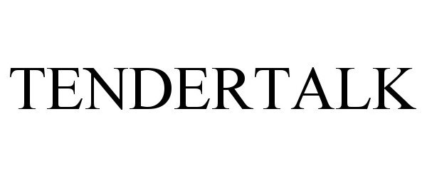 Trademark Logo TENDERTALK