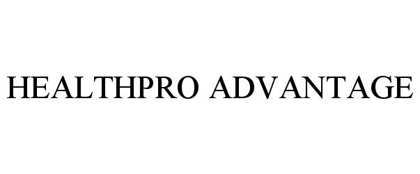  HEALTHPRO ADVANTAGE