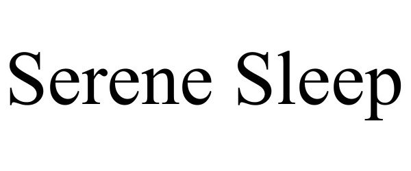 Trademark Logo SERENE SLEEP