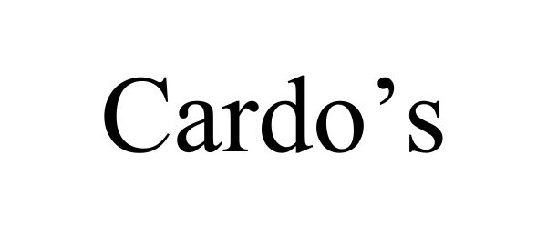 Trademark Logo CARDO'S
