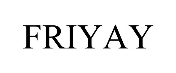 Trademark Logo FRIYAY