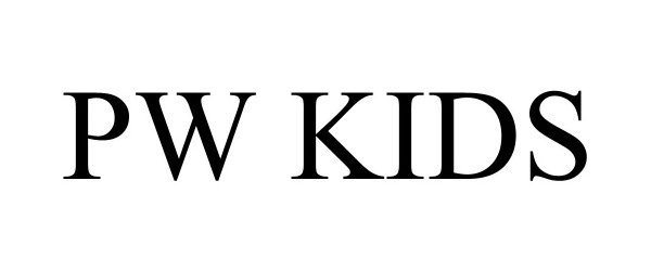 Trademark Logo PW KIDS