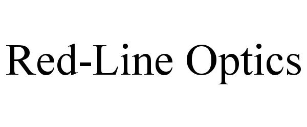 Trademark Logo RED-LINE OPTICS