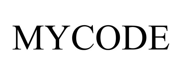 Trademark Logo MYCODE