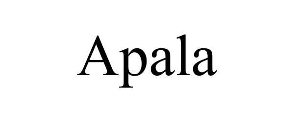 Trademark Logo APALA