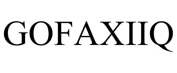 Trademark Logo GOFAXIIQ