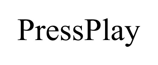 Trademark Logo PRESSPLAY