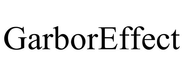 Trademark Logo GARBOREFFECT