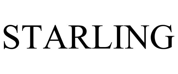 Trademark Logo STARLING