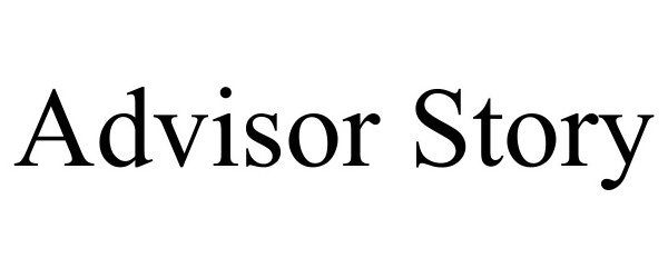 Trademark Logo ADVISOR STORY