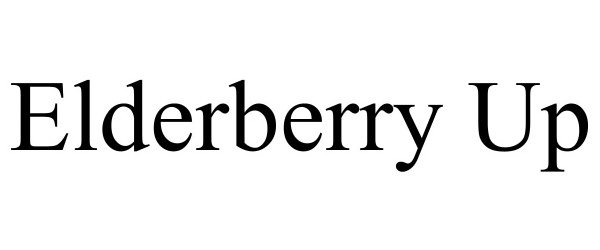 Trademark Logo ELDERBERRY UP