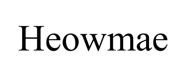 Trademark Logo HEOWMAE