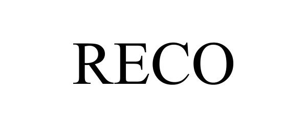 Trademark Logo RECO