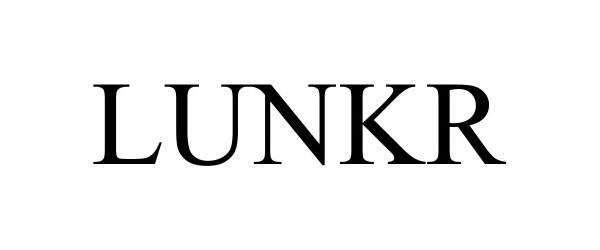 Trademark Logo LUNKR