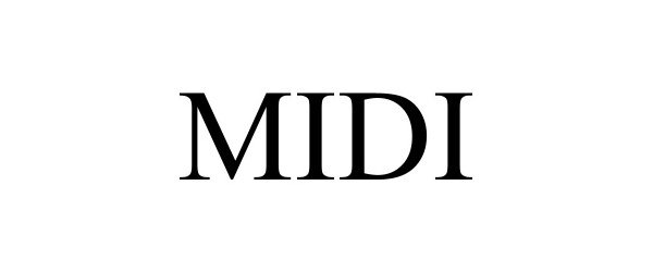 Trademark Logo MIDI