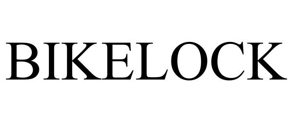 Trademark Logo BIKELOCK